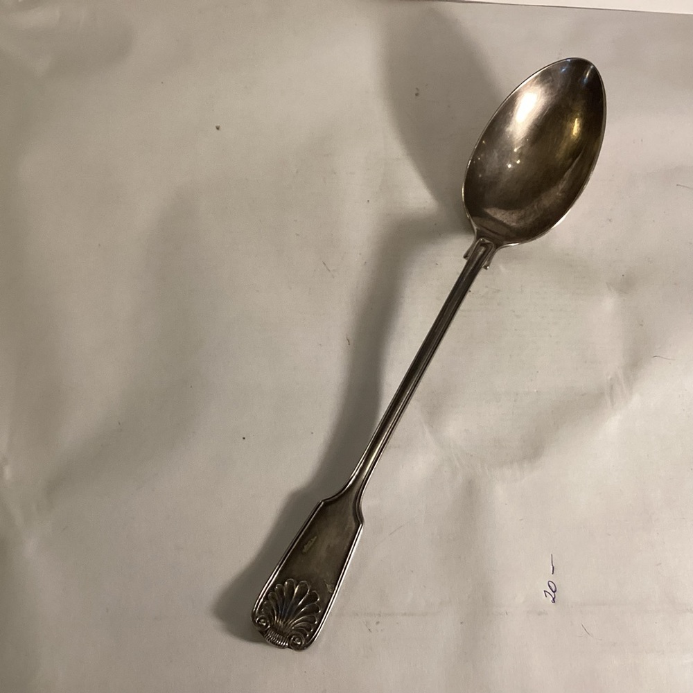 Vintage serving spoon 13” long